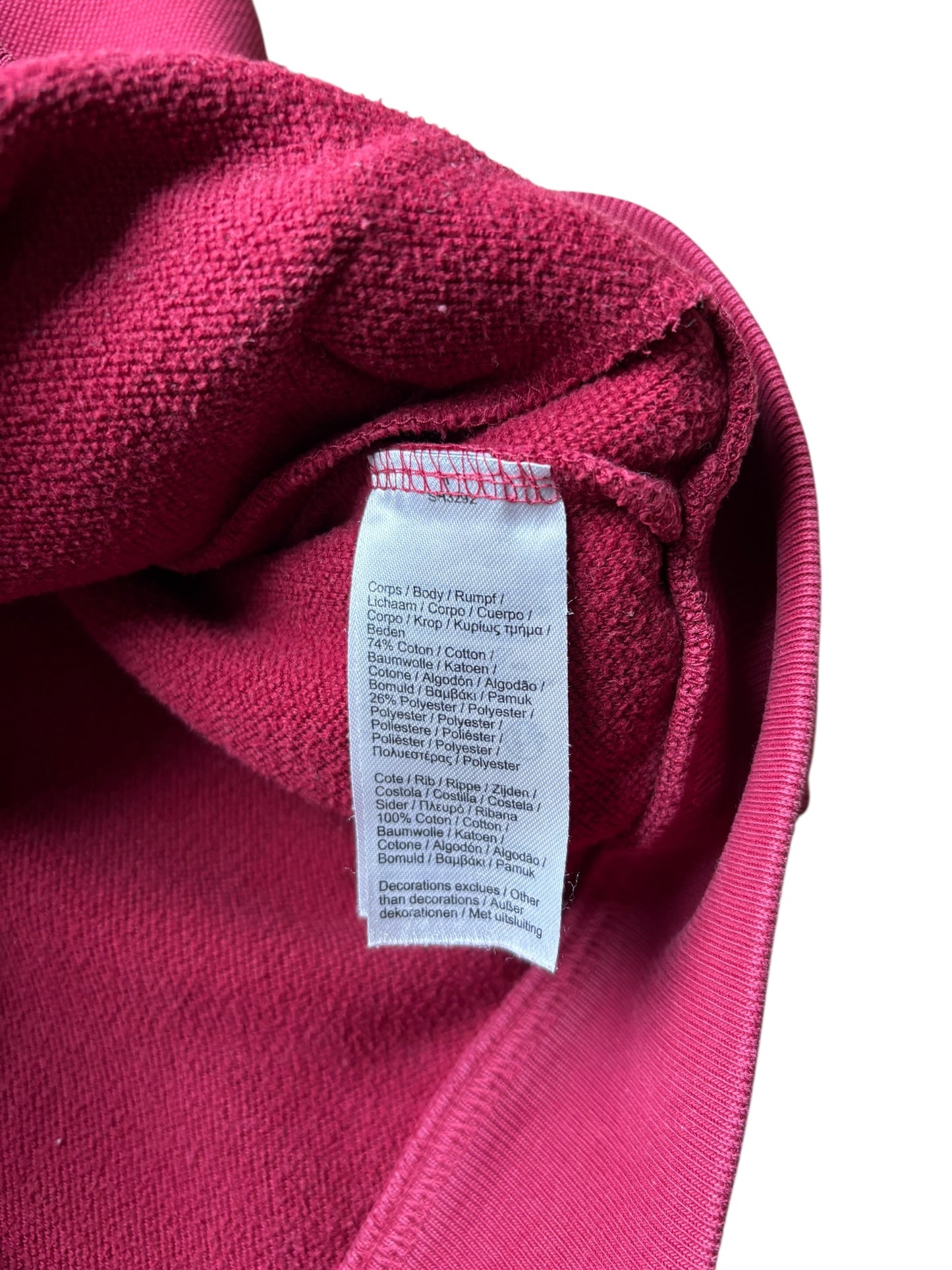 Veste full zip Lacoste Bordeaux - S
