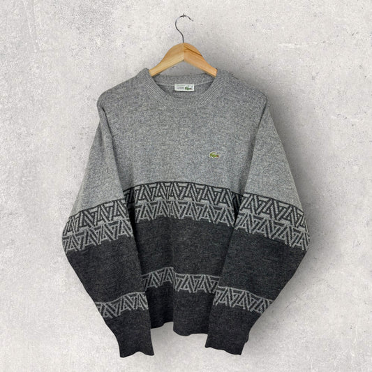 Lacoste Pull Vintage Gris - XL