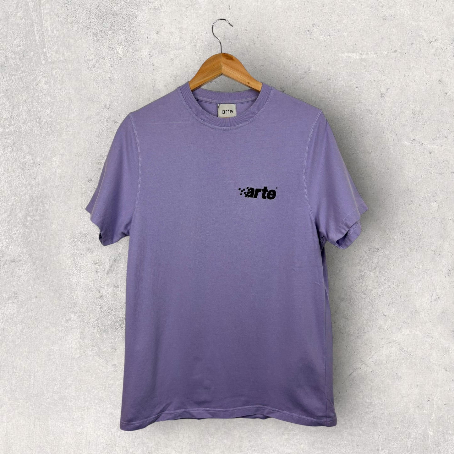Arte Tee Shirt Violet Logo Brodé - S
