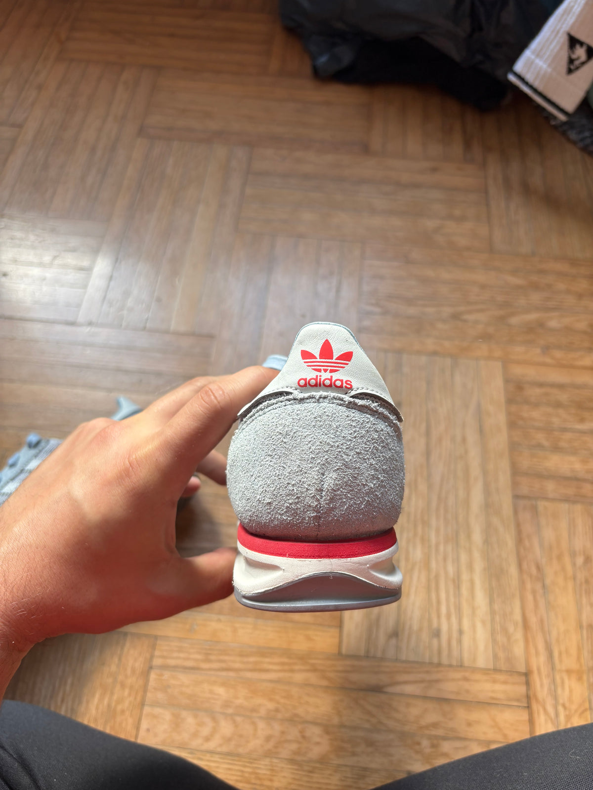 Adidas SL 72 Bleu Clair Blanc Rouge | Baskets Rétro