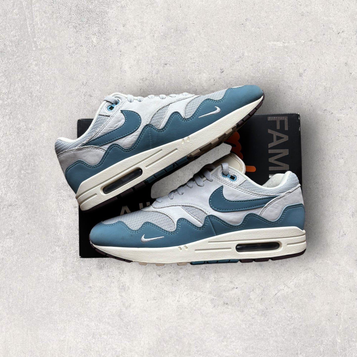 Nike Air Max 1 Patta Noise Aqua (Taille 42,5)